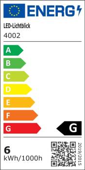 Led Birne E27, 12 - 85 Volt AC/ DC,  6 Watt  warm weiss, 4002